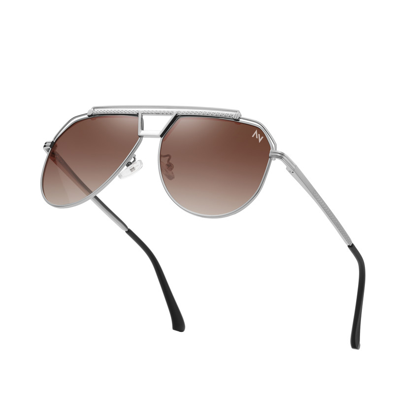 عینک آفتابی خلبانی (Aviator) آلبرت وگ مدل JS8533C05-P44 Polarized Avantgarde Visionary