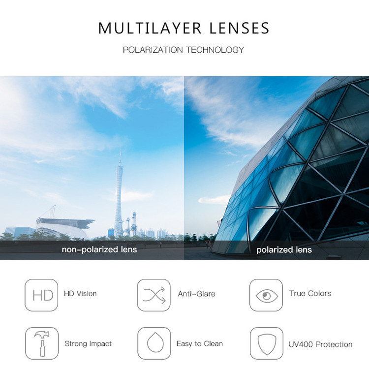 عینک آفتابی خلبانی (Aviator) مردانه مدل 6322C108-P112 Polarized
