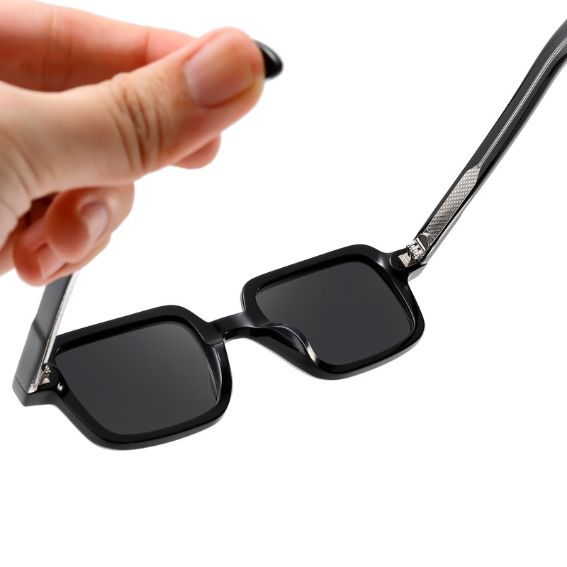 عینک آفتابی مستطیلی آلبرت وگ مدل S32130C1 Acetate Avantgarde Visionary