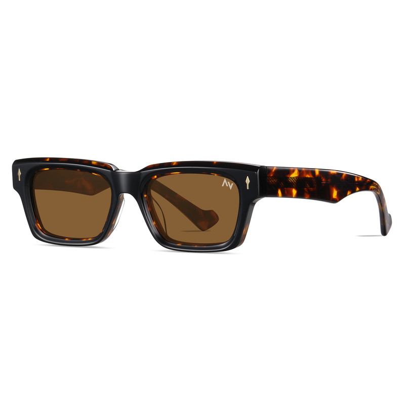 عینک آفتابی مستطیلی آلبرت وگ مدل S3210۸C2 Acetate Avantgarde Visionary