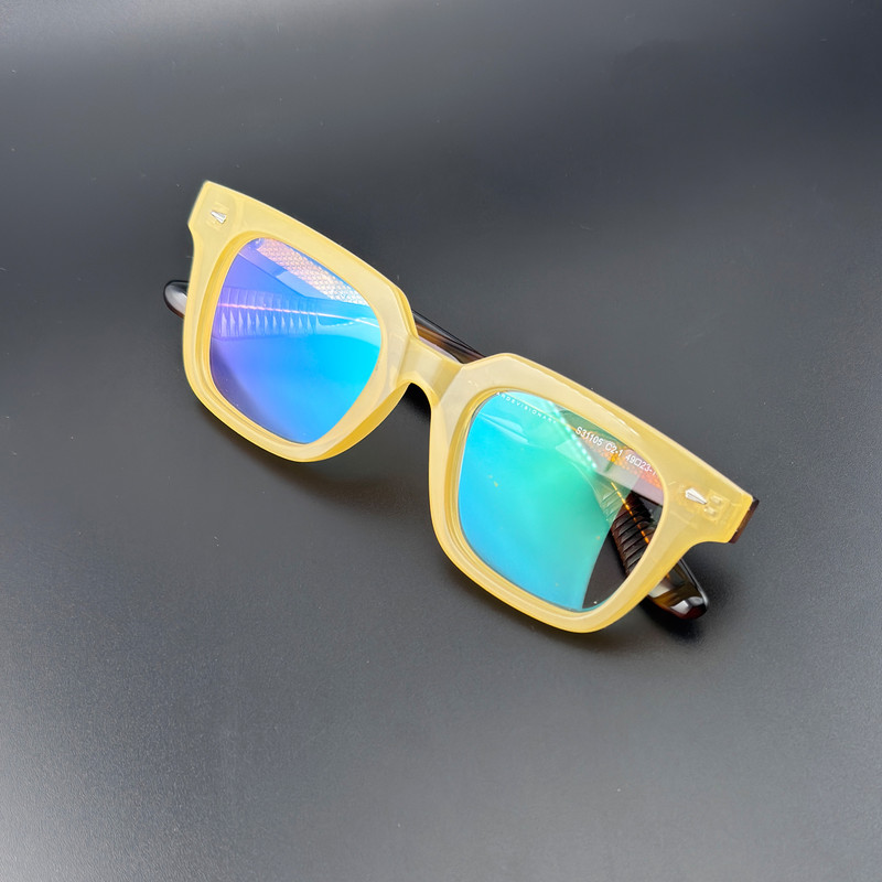 عینک محافظ چشم آلبرت وگ مدل S31105C2-1 Acetate Anti Blue Light