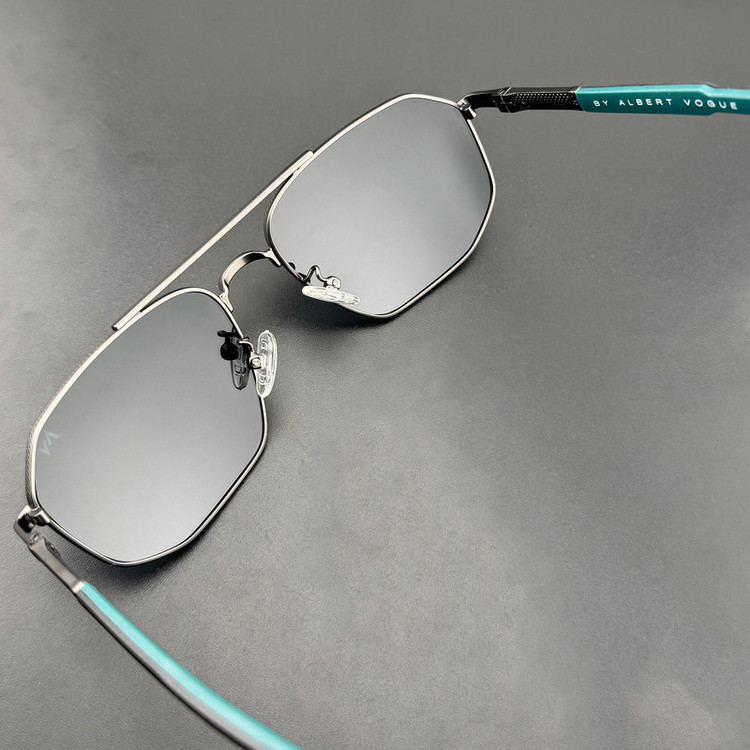 عینک آفتابی خلبانی (Aviator) مردانه آلبرت وگ مدل 6314C104P131 Avantgarde Visionary