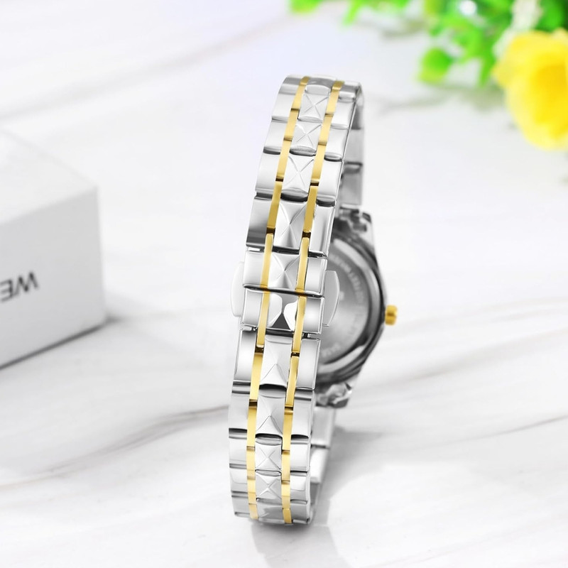 ساعت مچی عقربهای کوارتز مردانه پوداگار مدل کلاسیک دی دیت بند استیل طرح تراش الماسی کد P7