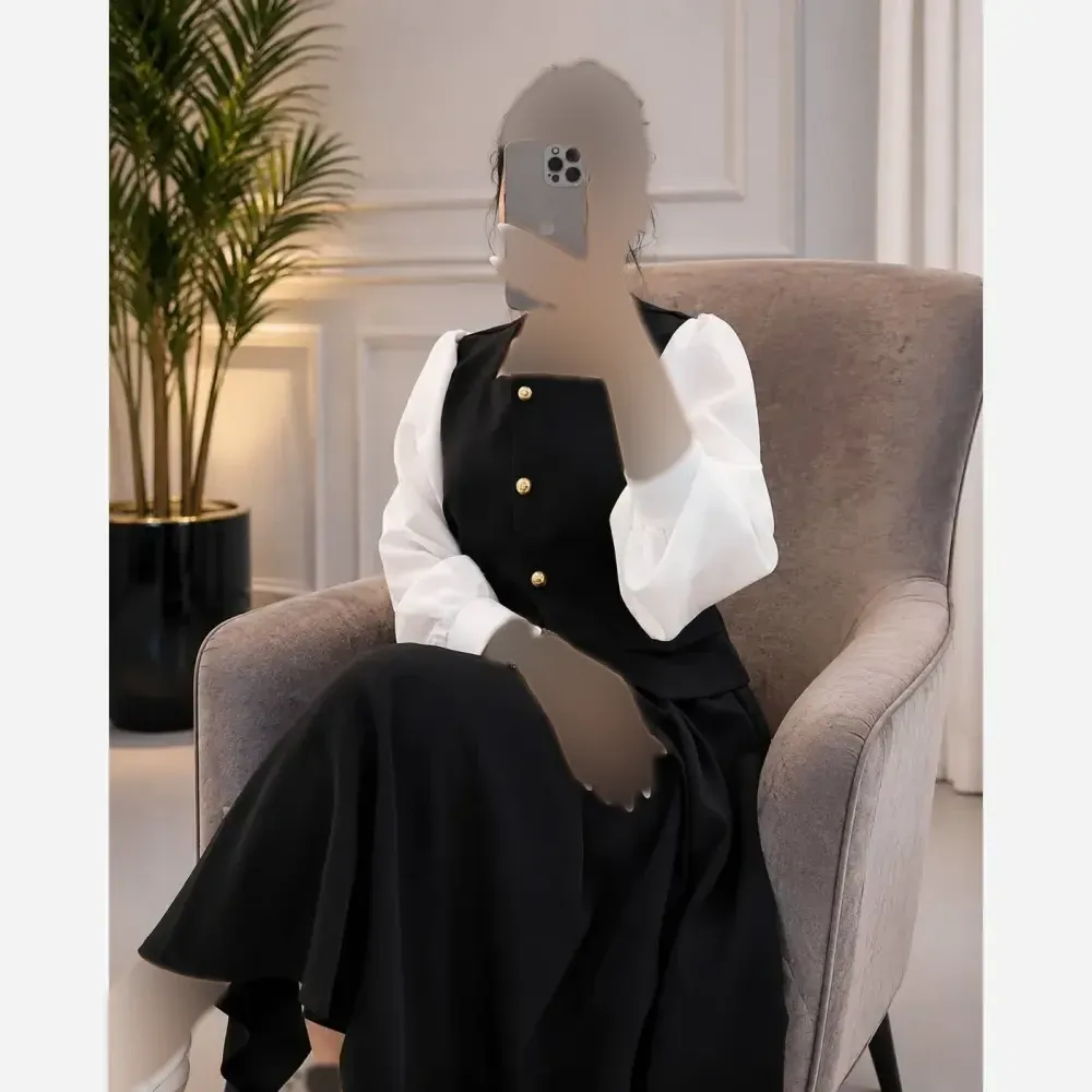 ست دو تیکه زنانه طرح شیده جنس مازراتی فری سایز تا 46 (4)