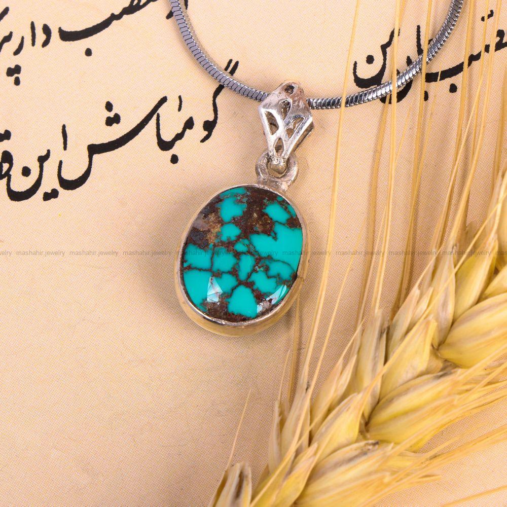 گردنبند فیروزه کد 7573