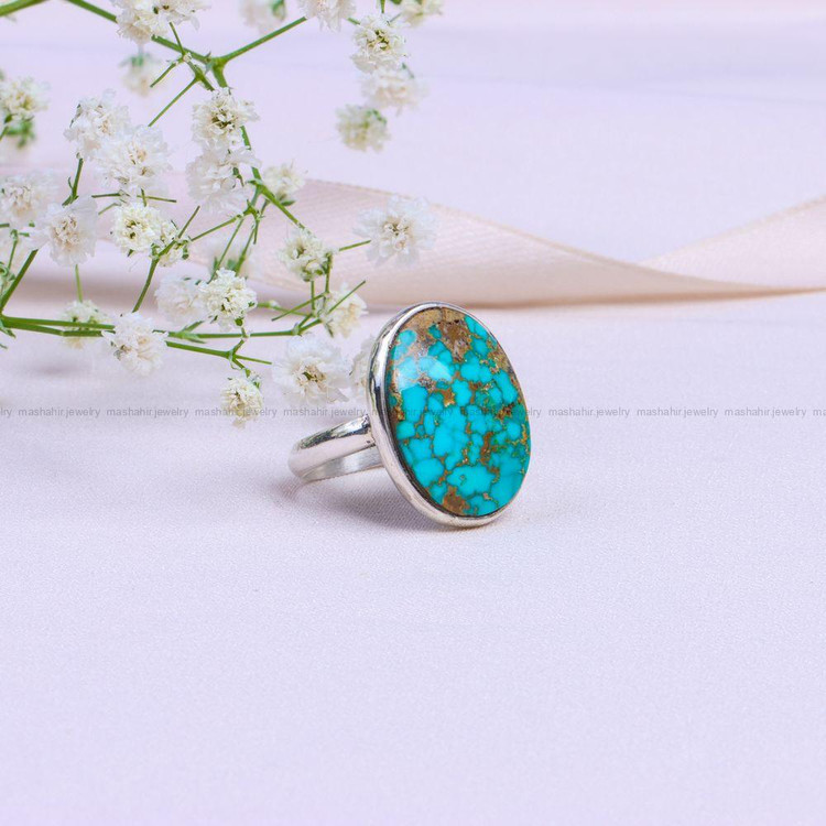 انگشتر فیروزه شجری زنانه کد 9841