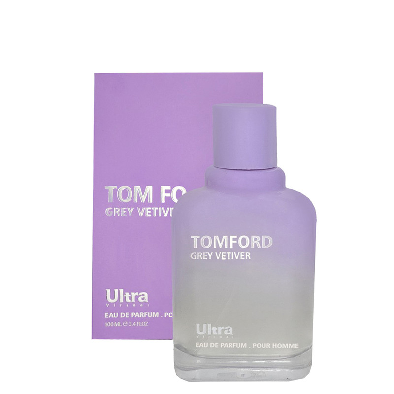 ادو پرفیوم مردانه اولترا ویرچوآل مدل Tomford Grey Vetiver با رایحه خنک حجم 100 میلی لیتر