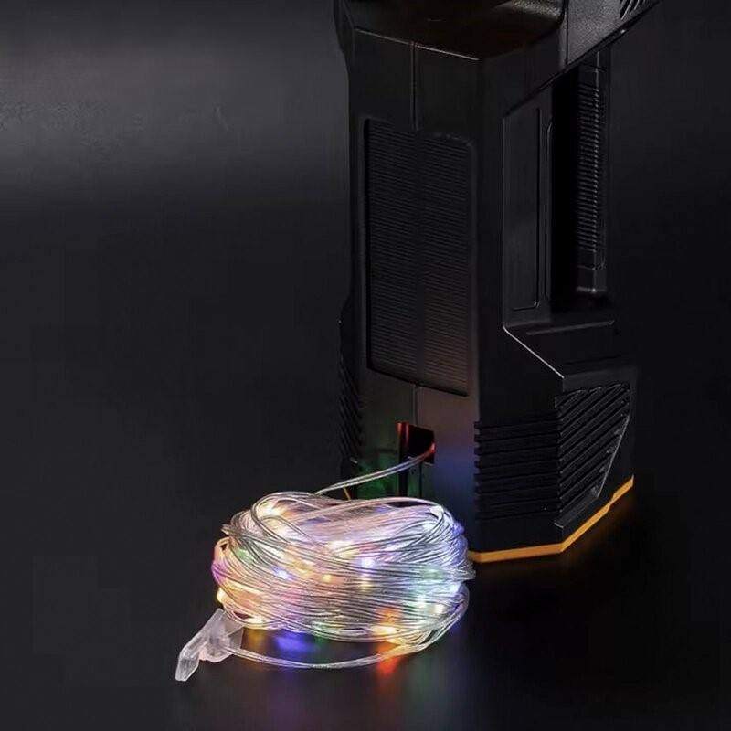 چراغ کمپینگ مدل ریسه دار کد W5208 RGB